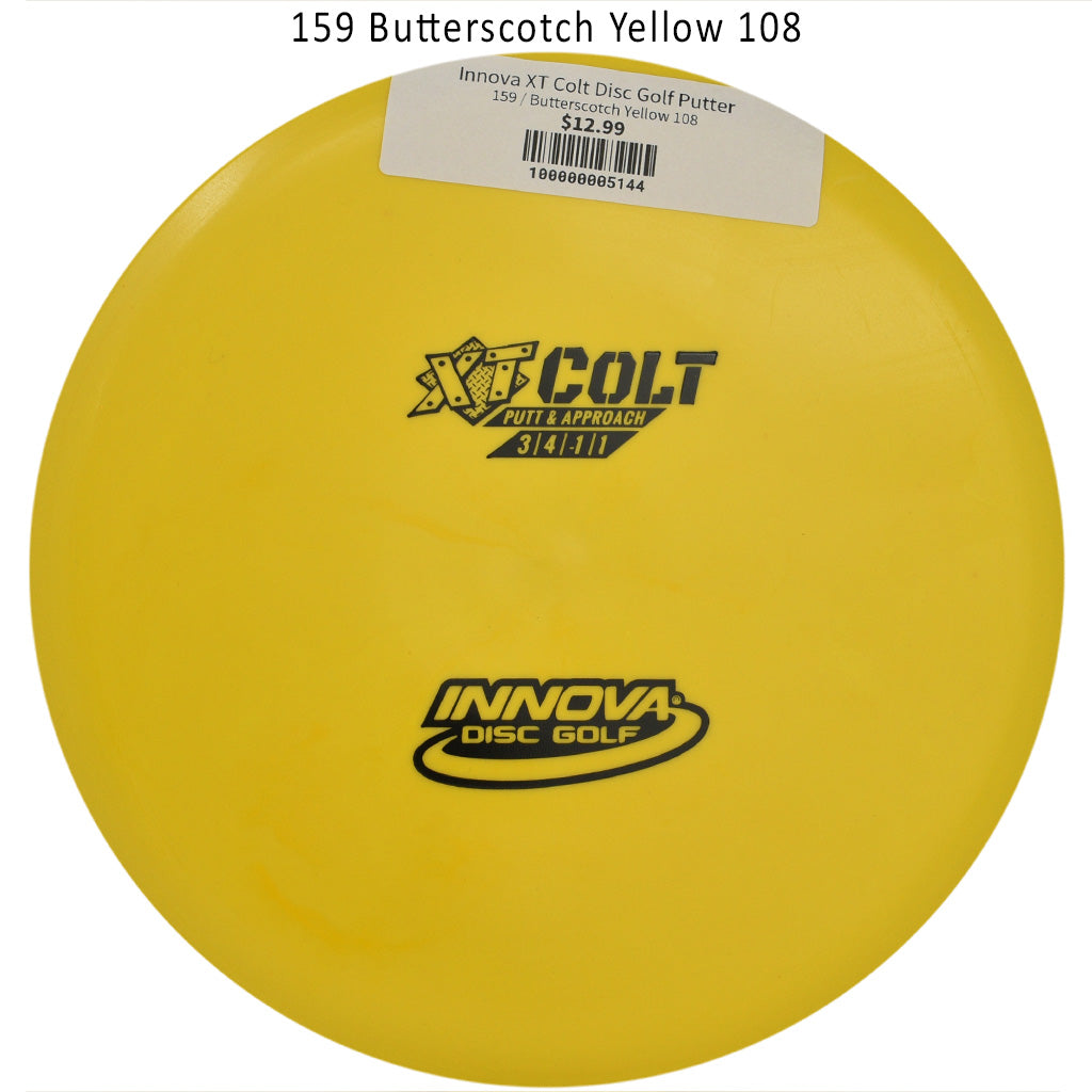 innova-xt-colt-disc-golf-putter 159 Butterscotch Yellow 108 