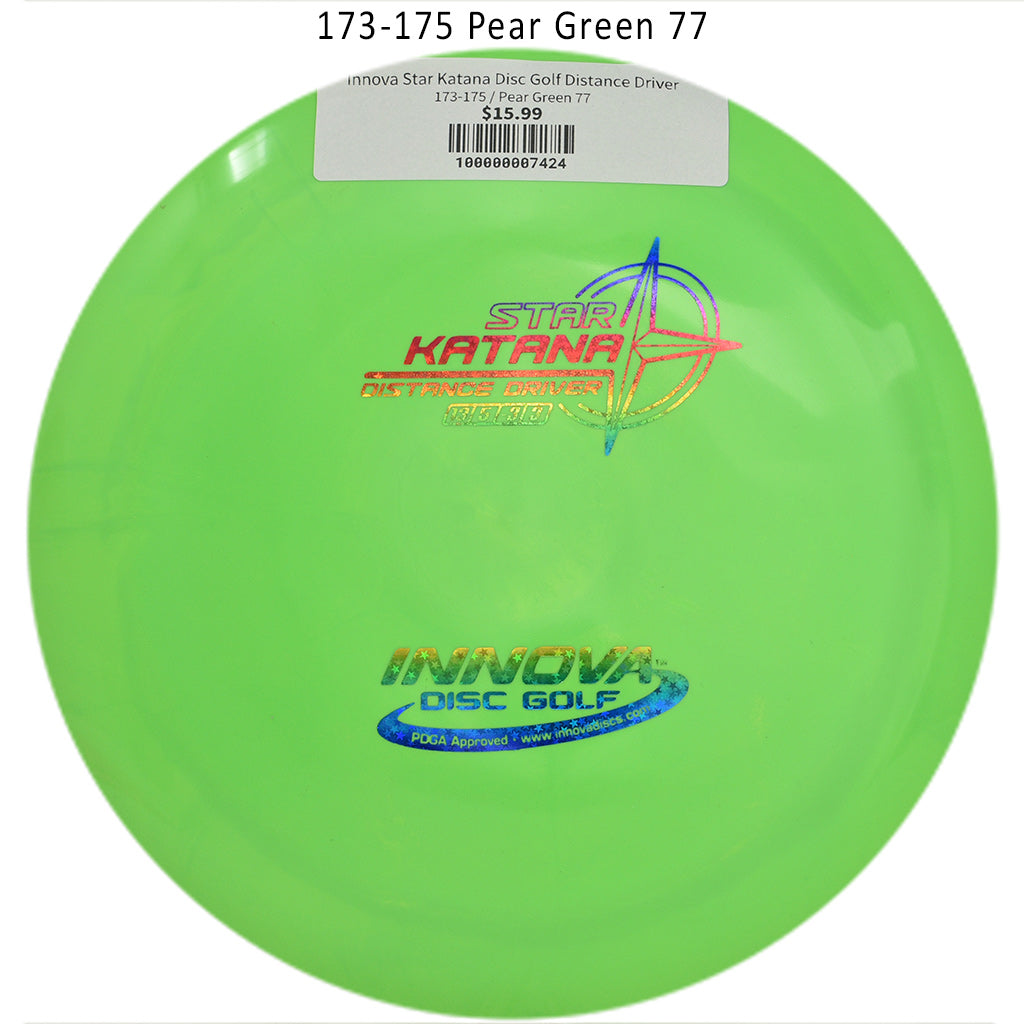 innova-star-katana-disc-golf-distance-driver 173-175 Pear Green 77