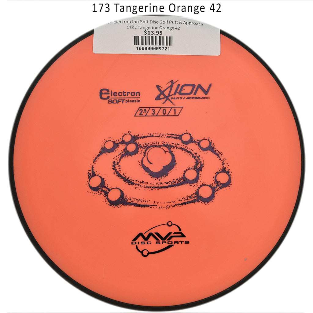 mvp-electron-ion-soft-disc-golf-putt-approach 173 Tangerine Orange 42 