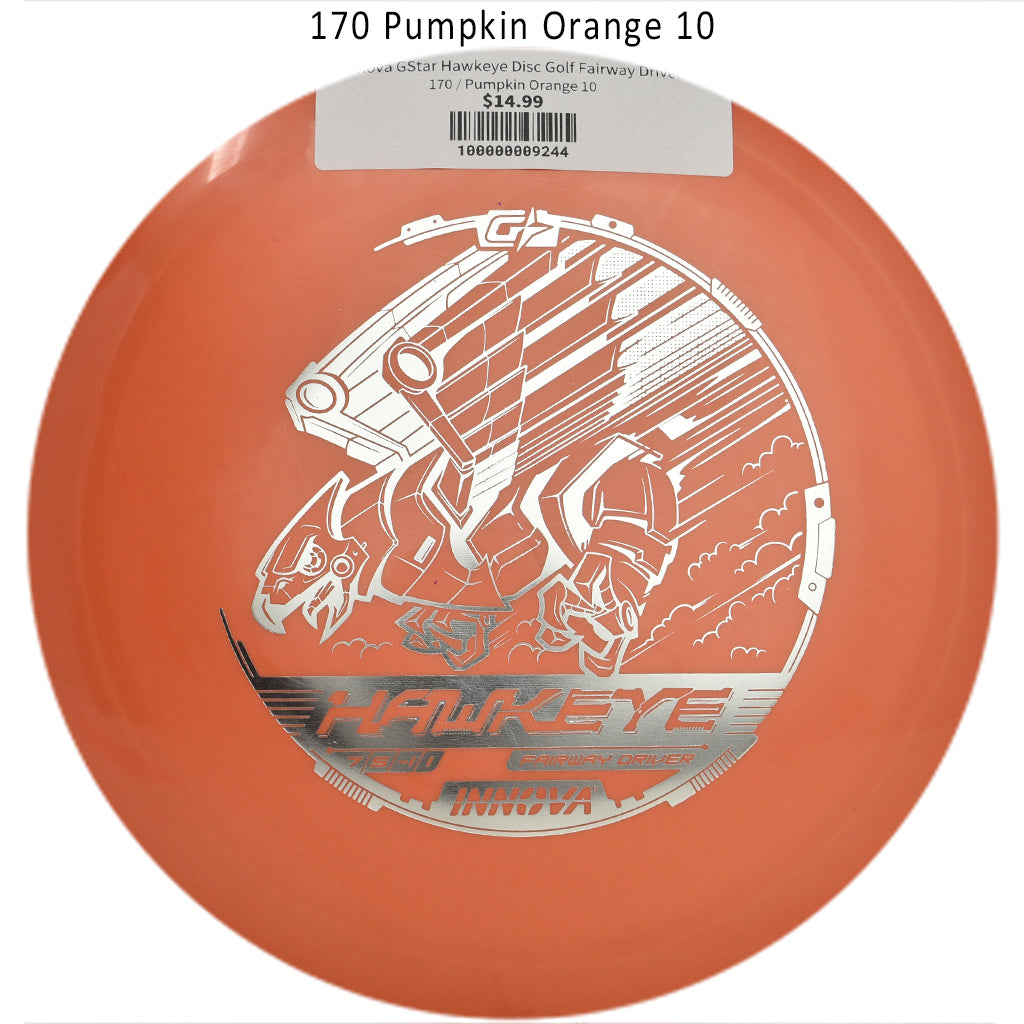 innova-gstar-hawkeye-disc-golf-fairway-driver 170 Pumpkin Orange 10 