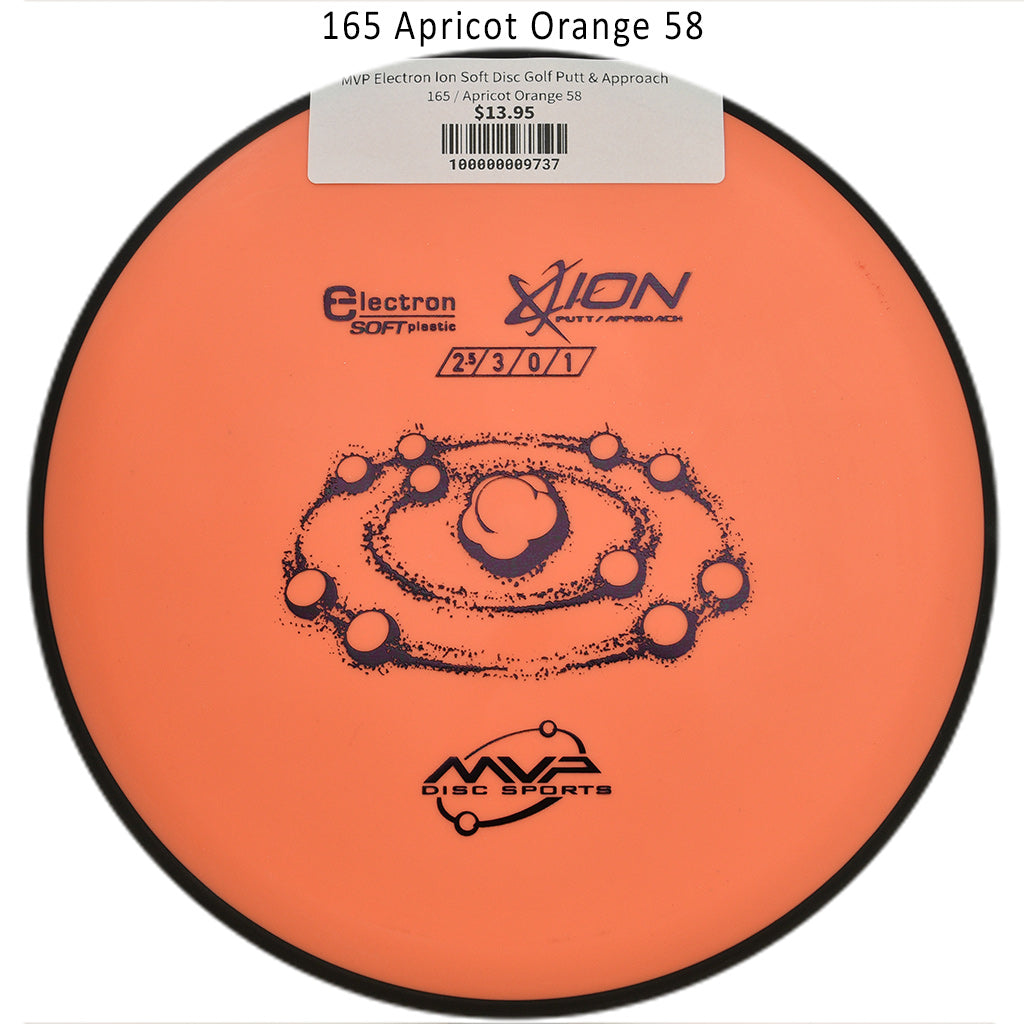 mvp-electron-ion-soft-disc-golf-putt-approach 165 Apricot Orange 58 