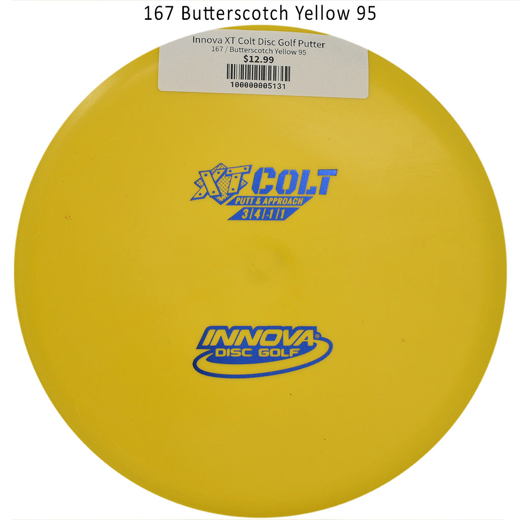 innova-xt-colt-disc-golf-putter 167 Butterscotch Yellow 95 