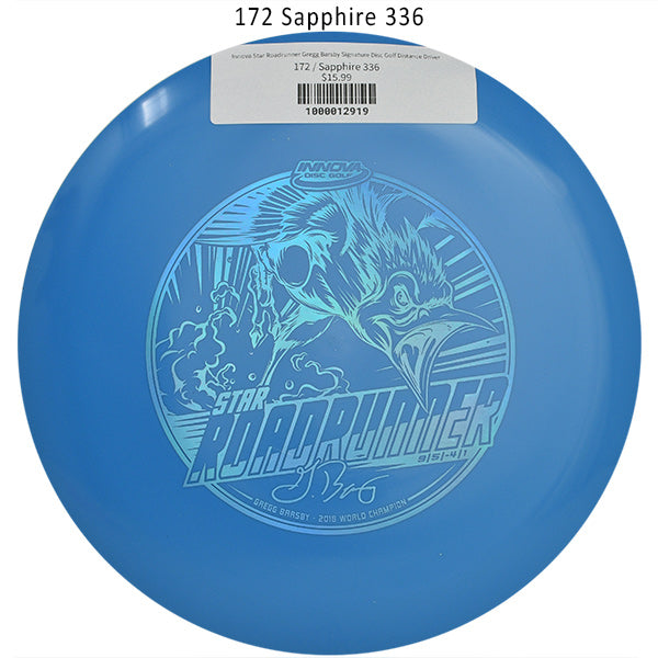 innova-star-roadrunner-gregg-barsby-signature-disc-golf-distance-driver 172 Sapphire 336