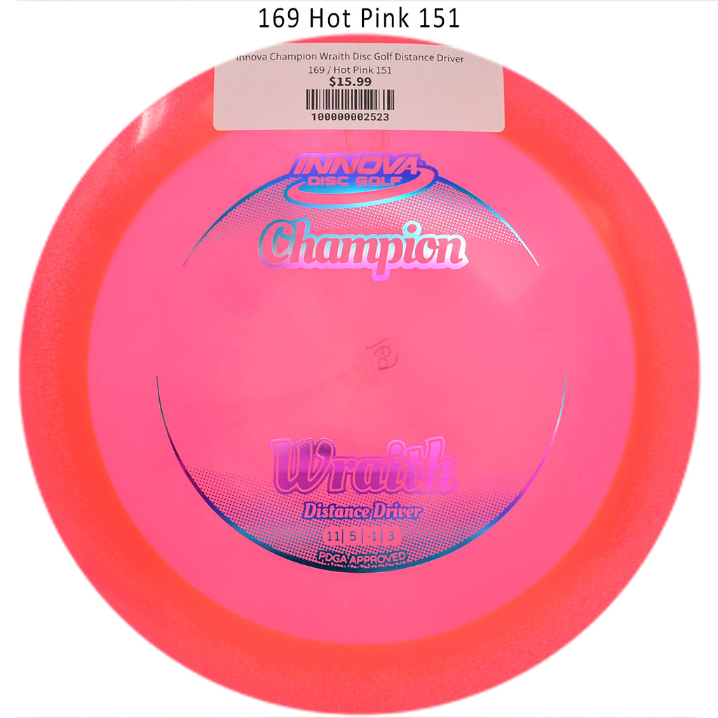 innova-champion-wraith-disc-golf-distance-driver 169 Hot Pink 151