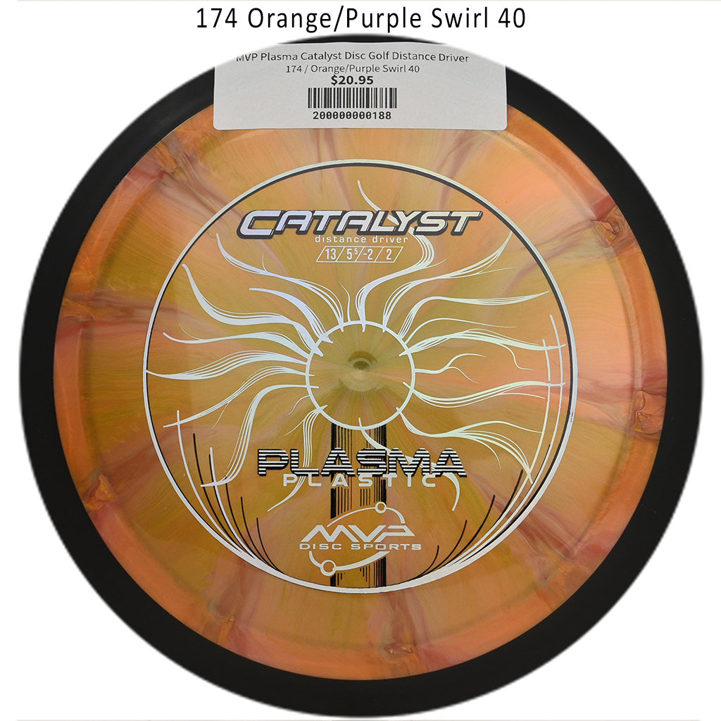 mvp-plasma-catalyst-disc-golf-distance-driver 174 Orange/Purple Swirl 40 