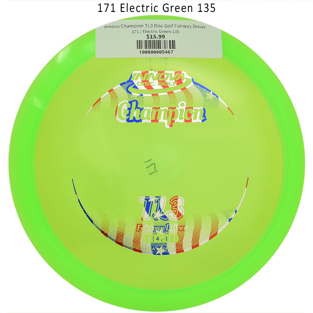 innova-champion-tl3-disc-golf-fairway-driver 171 Electric Green 135