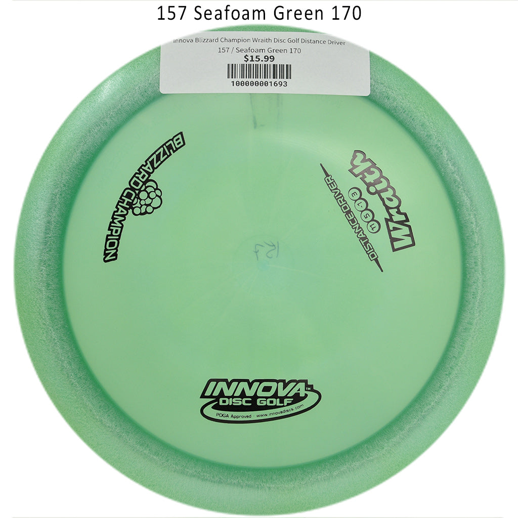 innova-blizzard-champion-wraith-disc-golf-distance-driver 157 Seafoam Green 170 