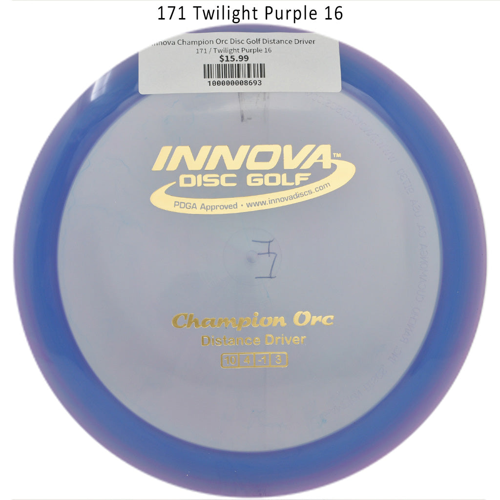 innova-champion-orc-disc-golf-distance-driver 171 Twilight Purple 16