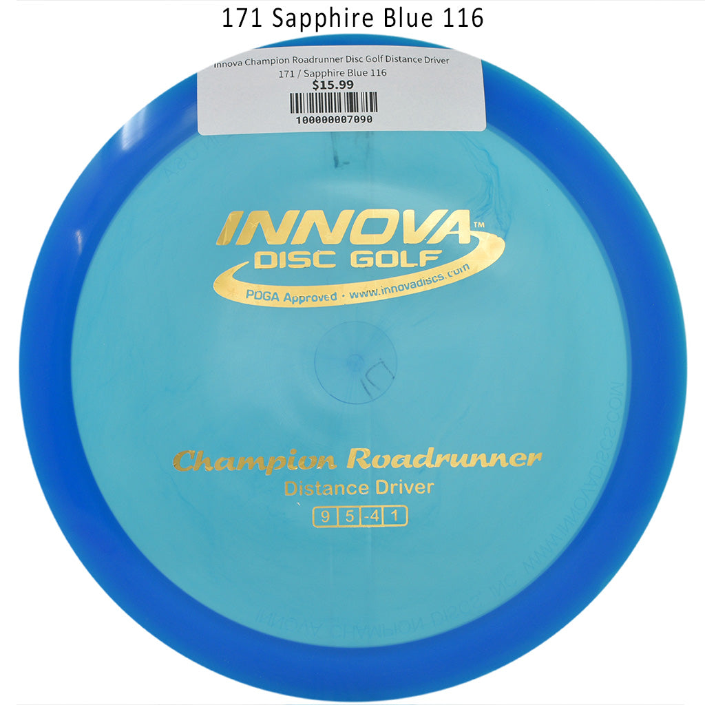 innova-champion-roadrunner-disc-golf-distance-driver 171 Sapphire Blue 116