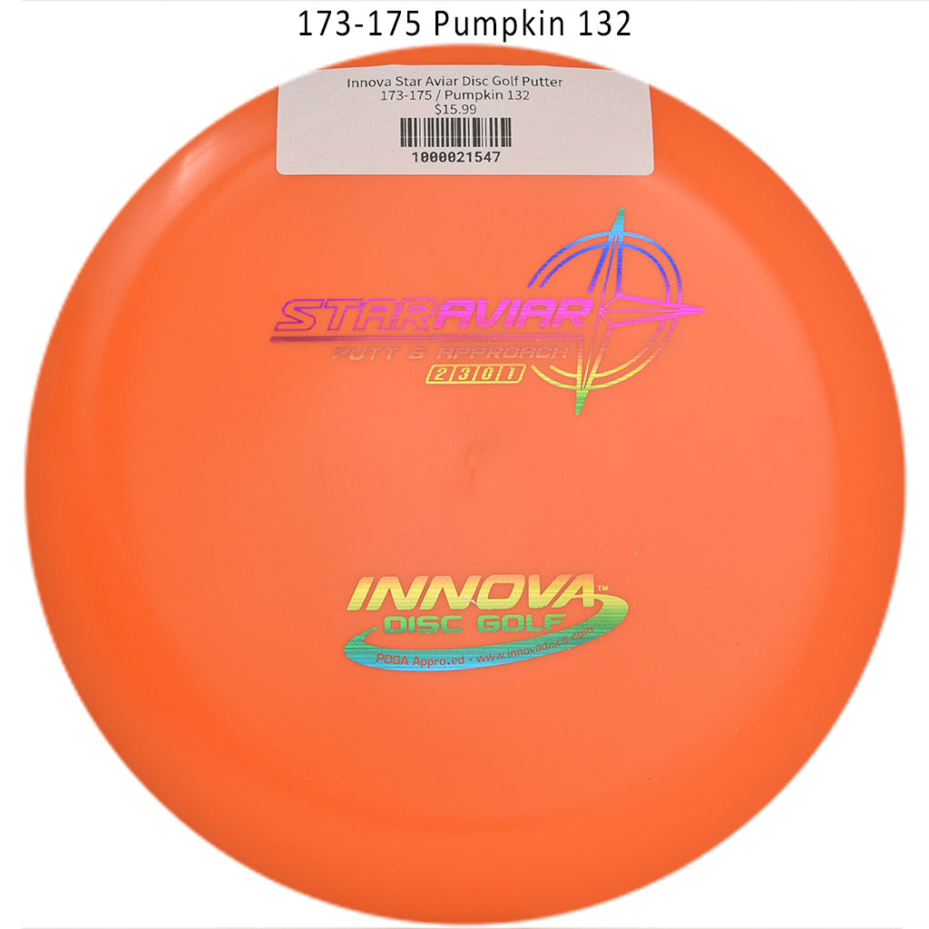 innova-star-aviar-disc-golf-putter 173-175 Pumpkin 132
