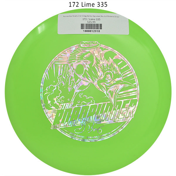 innova-star-roadrunner-gregg-barsby-signature-disc-golf-distance-driver 172 Lime 335