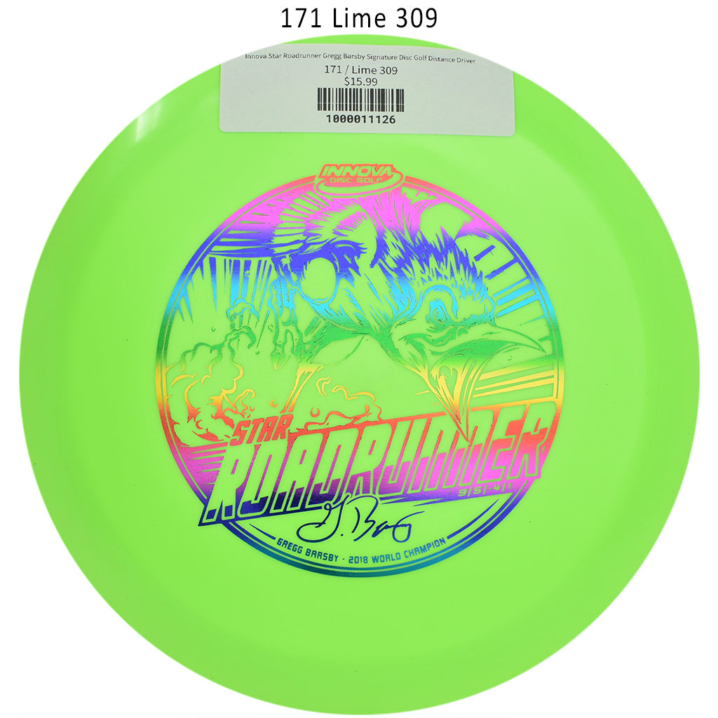 innova-star-roadrunner-gregg-barsby-signature-disc-golf-distance-driver 171 Lime 309