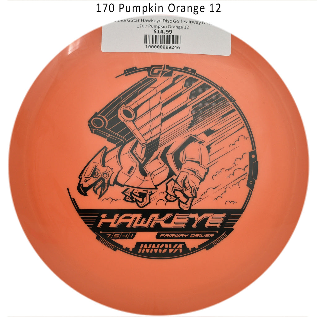 innova-gstar-hawkeye-disc-golf-fairway-driver 170 Pumpkin Orange 12 