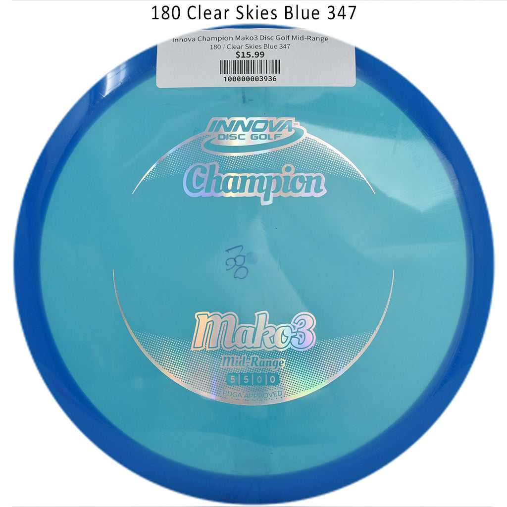 innova-champion-mako3-disc-golf-mid-range 180 Clear Skies Blue 347