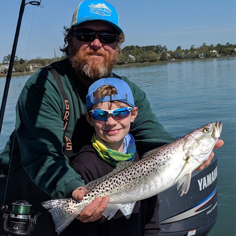 A nice trout caught with Captain J Baisch 