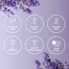 Veil of Tranquility: Embrace Lavender's Calm Essence for Emotional Serenity & Restorative Sleep