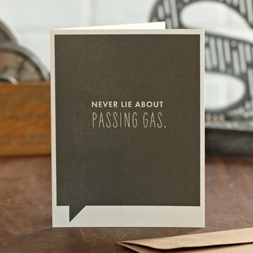Frank & Funny: Never lie about passing gas.