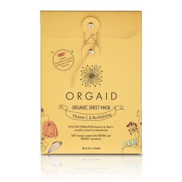 ORGAID ORGANIC SHEET MASK | VITAMIN C & REVITALIZING