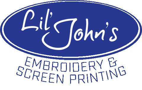 lil johns embroidery and screen printing and Little Johns embroidery and screen printing shop logo