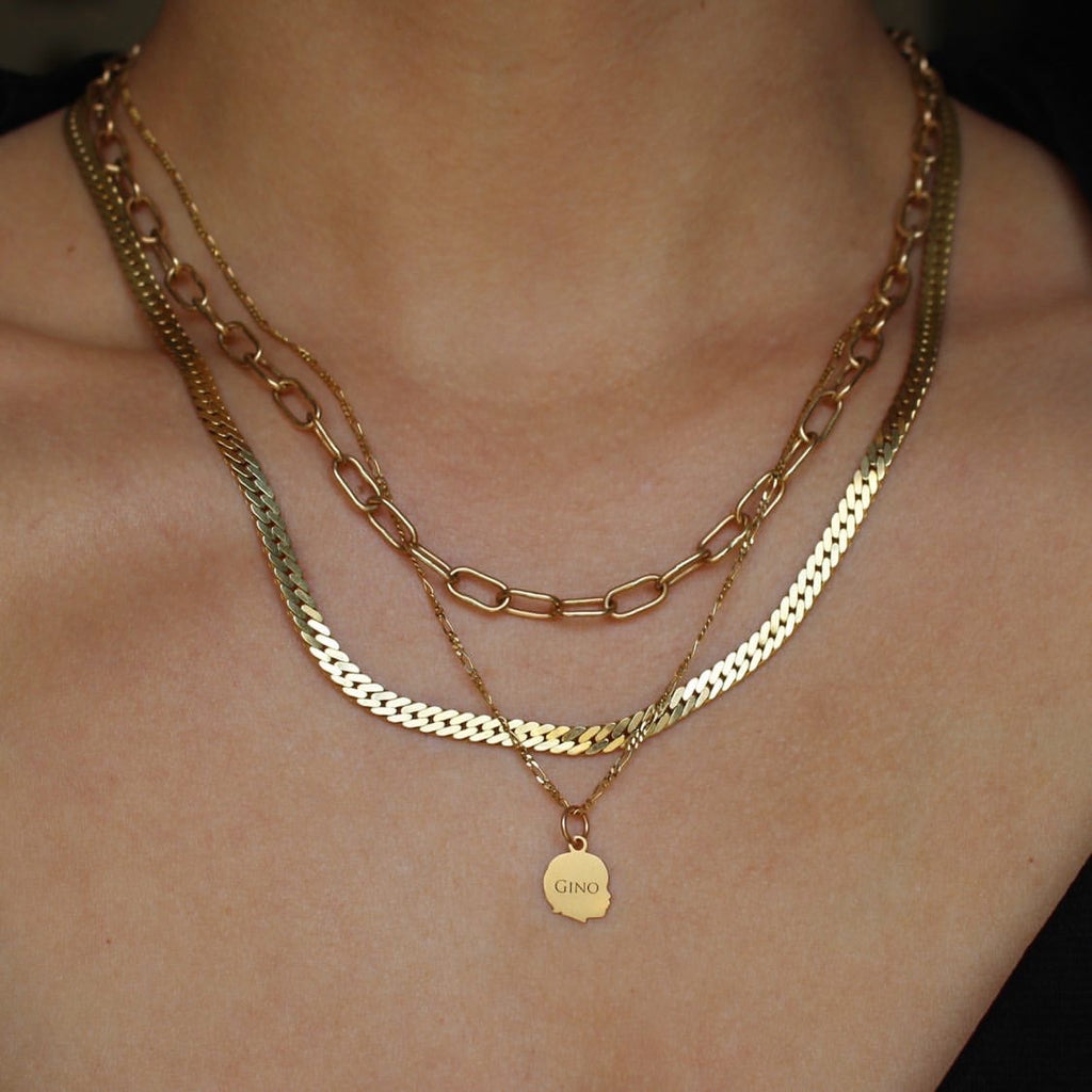 layered necklaces