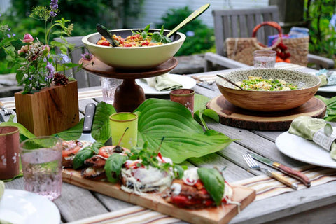 Sherwood Forest Design New Natural Salad Bowl