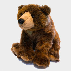 stuffed grizzly bear