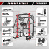 RitKeep PMAX-4750 Dual Plate Loaded Multi Functional Smith Machine