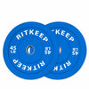 RitKeep 45lb Color Olympic Low Bounce Rubber Weight Plates