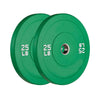 RitKeep 25lb Color Olympic Low Bounce Rubber Weight Plates