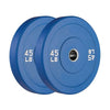 RitKeep 45lb Color Olympic Low Bounce Rubber Weight Plates