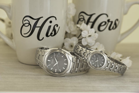 CITIZEN his and hers mugs watches