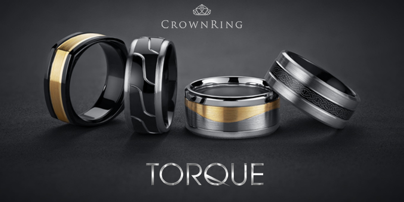 Crown Ring Torque line of mens fashion rings