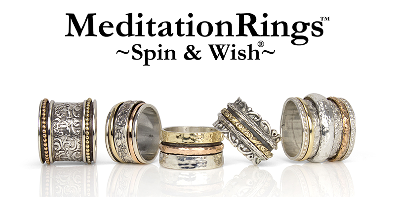 MeditationRings spin and wish ring spinning rings to help relieve stress