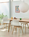 AAC 12 tuoli ruokapöydän tuoli lakattu tammi valkoinen - chair dining chair lacquered oakwhite