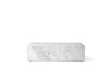 Audo Copenhagen Plinth Low sohvapöytä valkoinen marmori