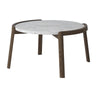 Bolia Mix Sohvapöytä pyöreä 65 cm ruskea, valkoinen marmori sohvapöydät - Spazio