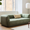 HAY Quilton 2-istuttava sohva Linara 100 kangas vihreä - Sohvat Spazio