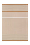 San Francisco matto, natural-white, 140x200cm, pohjattu, reunaommeltu,päätykäänteet - Spazio