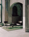 &Tradition pavilion AV6 nojatuoli, loungetuoli, pähkinä, verhoiltu istuinosa - Tuolit Spazio