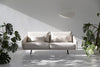 Costura sohva, 2,5-istuttava, Gaudi 005 kangas, valkoinen - Spazio