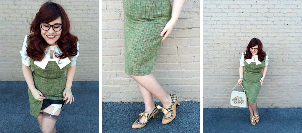 poetic licence shoes vintage fashion style tweed blog