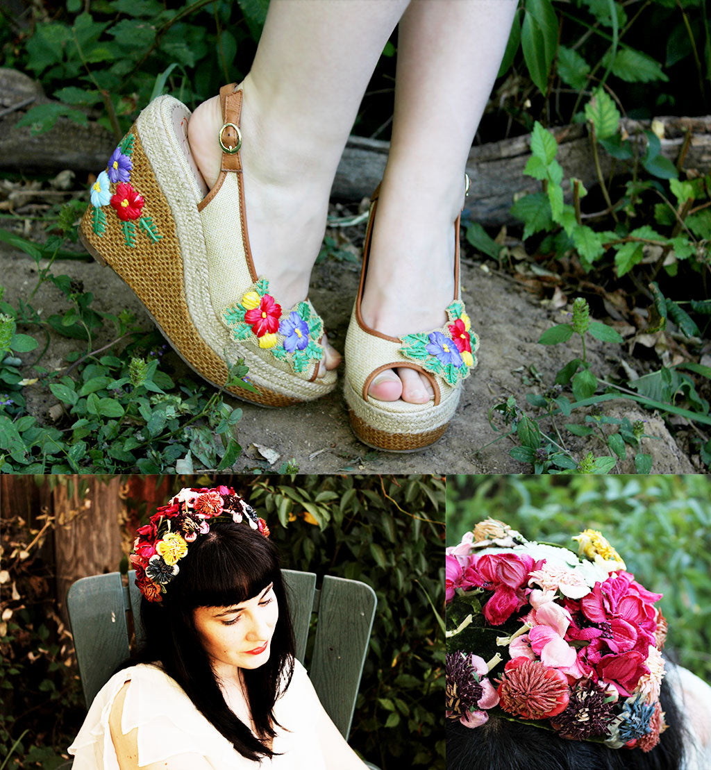 poetic licence shoes fashion blogger daisy doll flower child