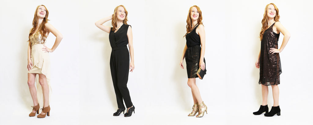 Check out these 4 festive holiday party looks from Poetic Licence!