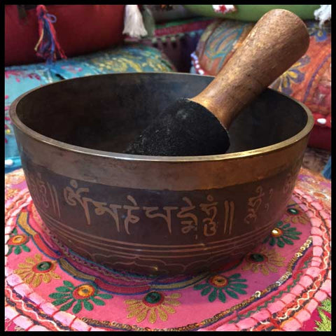 medium size tibetan singing bowl