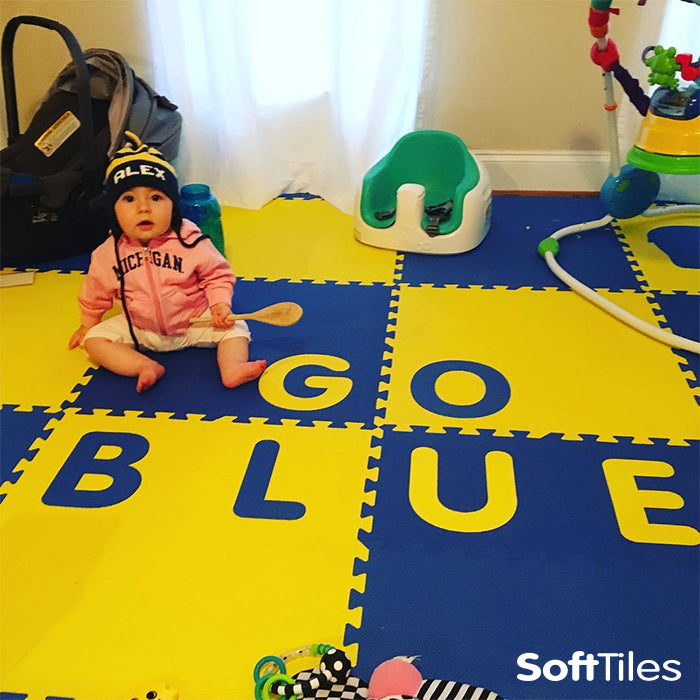 SoftTiles Play Mat with Custom Alphabet Letters