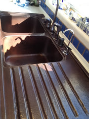 Dual Copper Custom Cucina with water tray