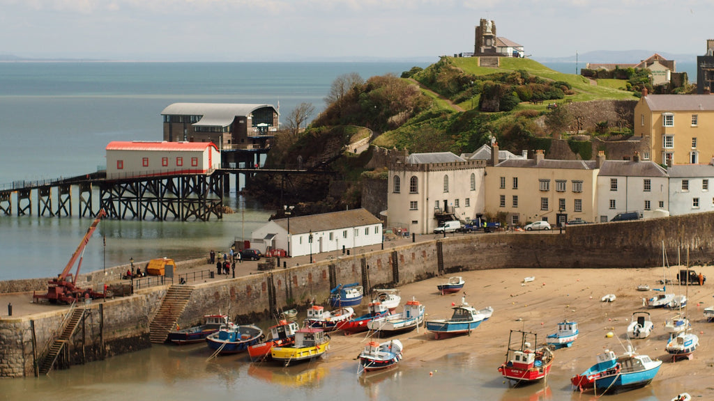 tenby, sea, british