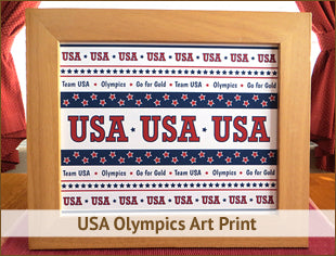 USA Olympics Art Print