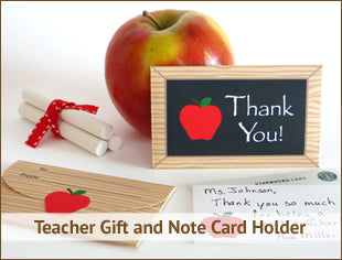 Teacher Gift and Note Card Holder Printable