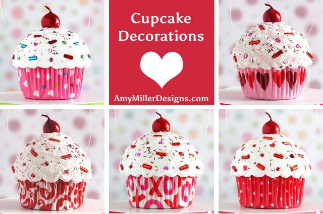 Valentines cupcake decorations